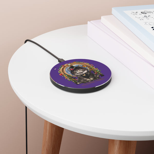 Wireless Charger: Mia (Purple)
