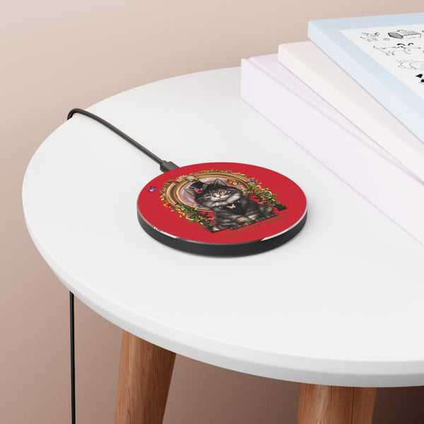 Wireless Charger: Mia (Red)