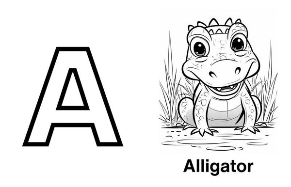 Baby's First Coloring Book: A-Z Letters & Animals