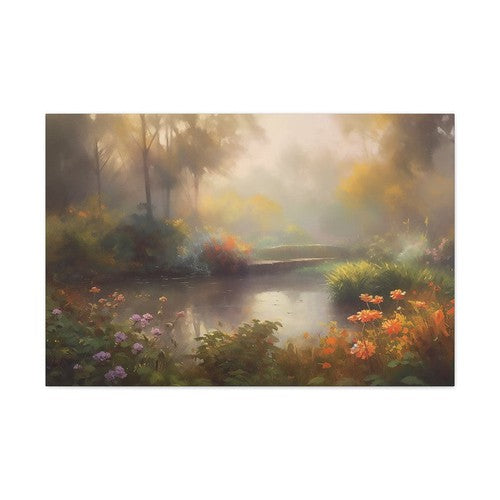 Canvas: Sunrise Garden