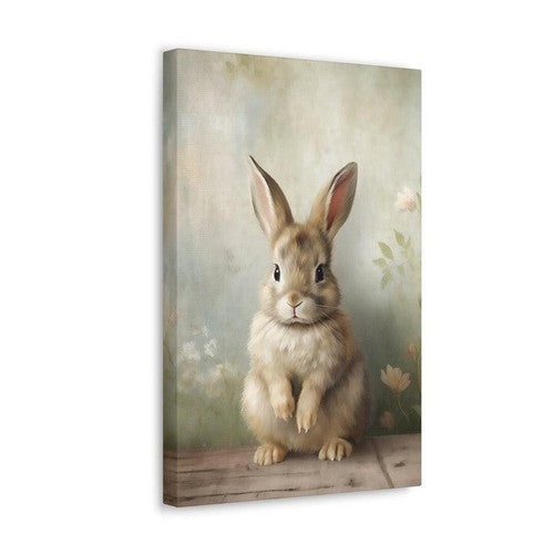 Canvas: Vintage Bunny II