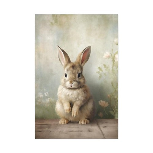 Canvas: Vintage Bunny II