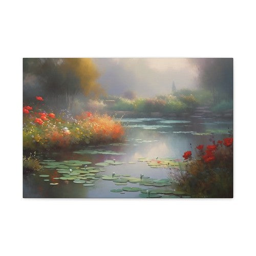 Canvas: Whimsical Pond