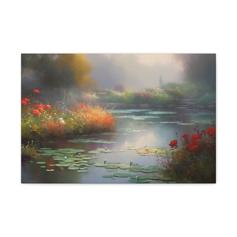 Canvas: Whimsical Pond