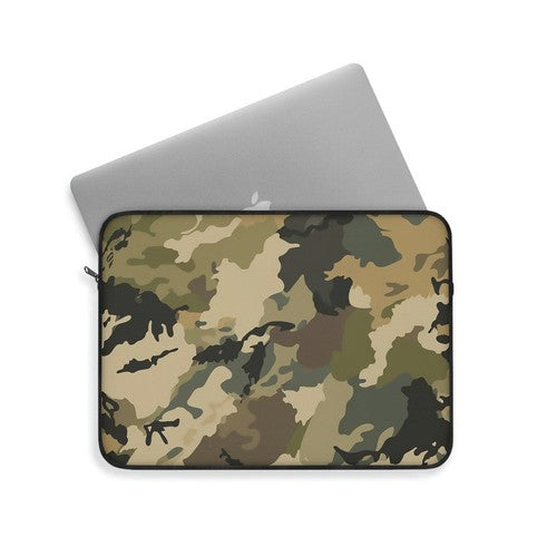 Laptop Sleeve: Army Camo I