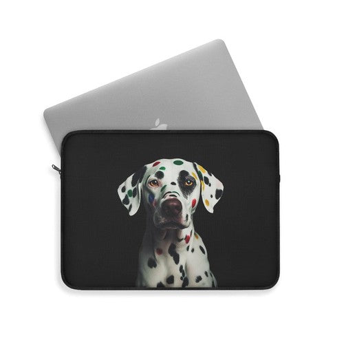 Laptop Sleeve: Rainbow Dalmation