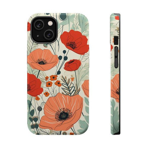 MagSafe Case: Colorful Poppies