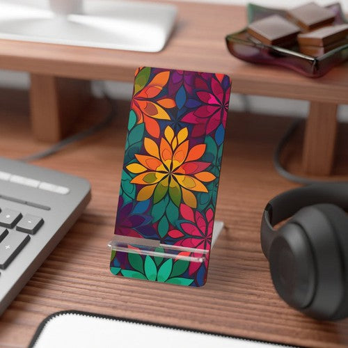 Mobile Display Stand: Bold Floral