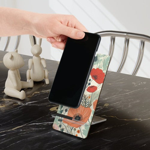 Mobile Display Stand: Colorful Poppies