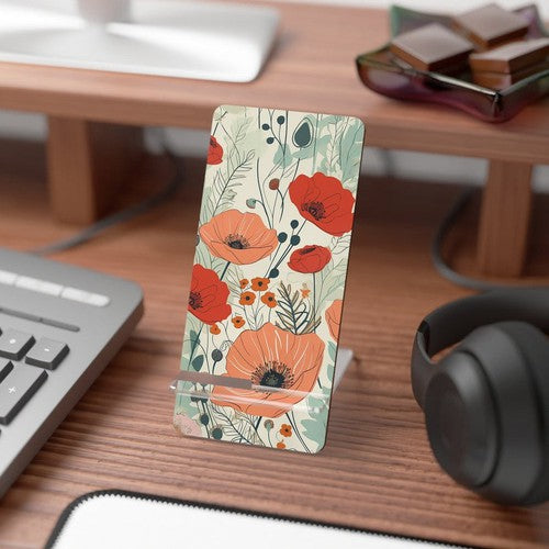 Mobile Display Stand: Colorful Poppies