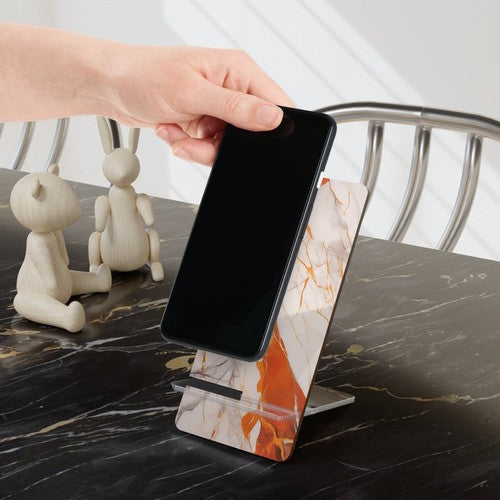 Mobile Display Stand: Invigorating Orange