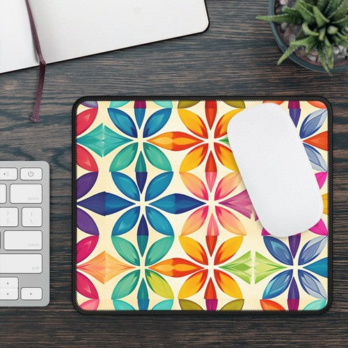 Mouse Pad: Flower Tile