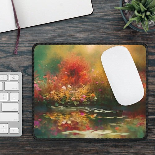 Mouse Pad: Garden Pond