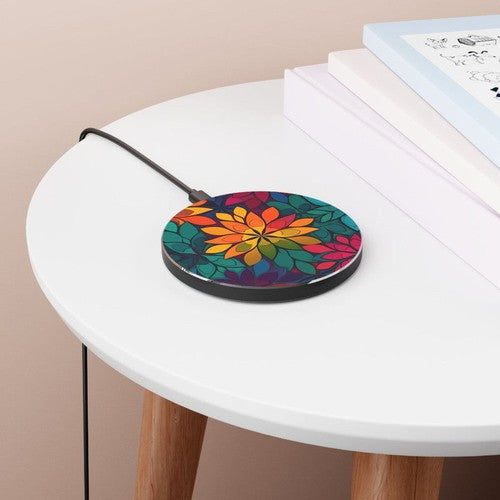 Wireless Charger: Bold Floral