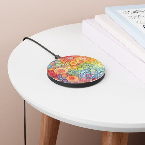 Wireless Charger: Colorful Spheres