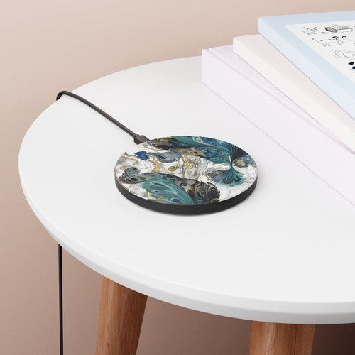 Wireless Charger: Dazzling Peacock