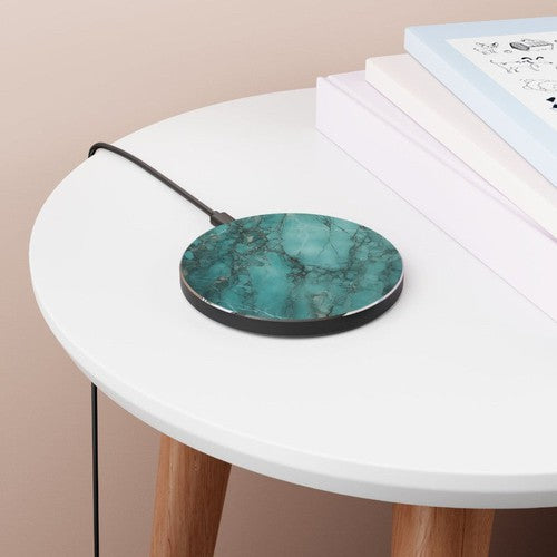 Wireless Charger: Elegant Teal