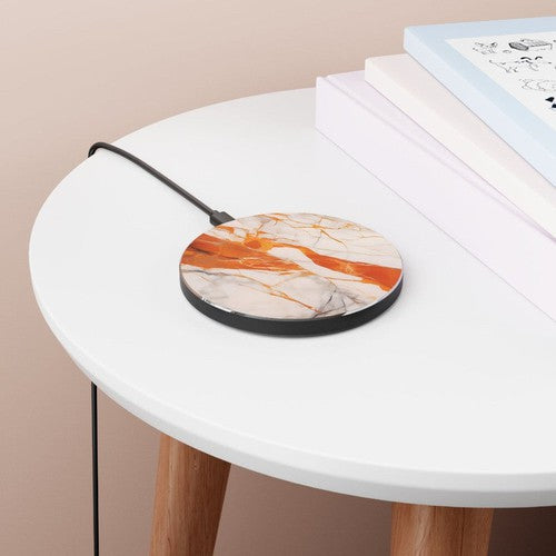 Wireless Charger: Invigorating Orange