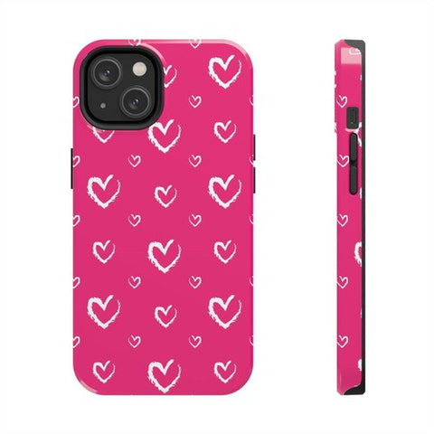 iPhone Tough Case: Alluring Hearts
