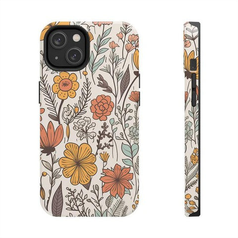 iPhone Tough Case: Autumn Wildflowers